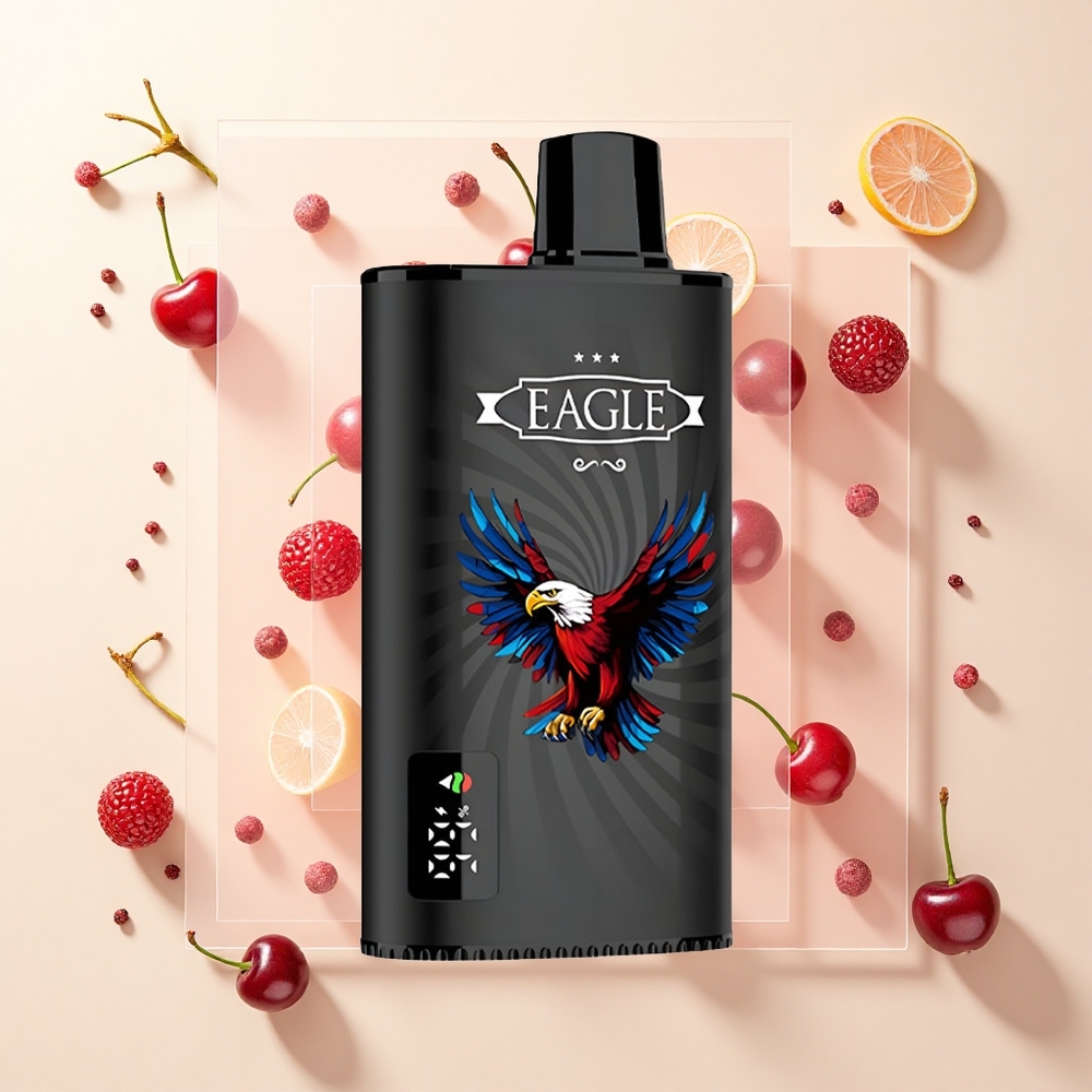 JNR EAGLE Smart 23000 Púfov Digitálny Typ-C 25ml Čerešňová Kola