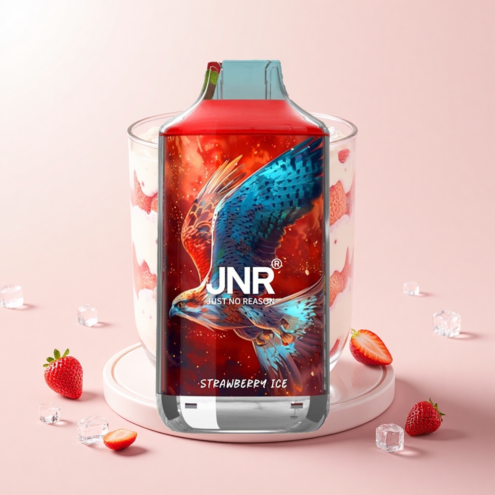 JNR Falcon 16000 Púfov 850mAh 22ml Dual Mesh Strawberry Ice