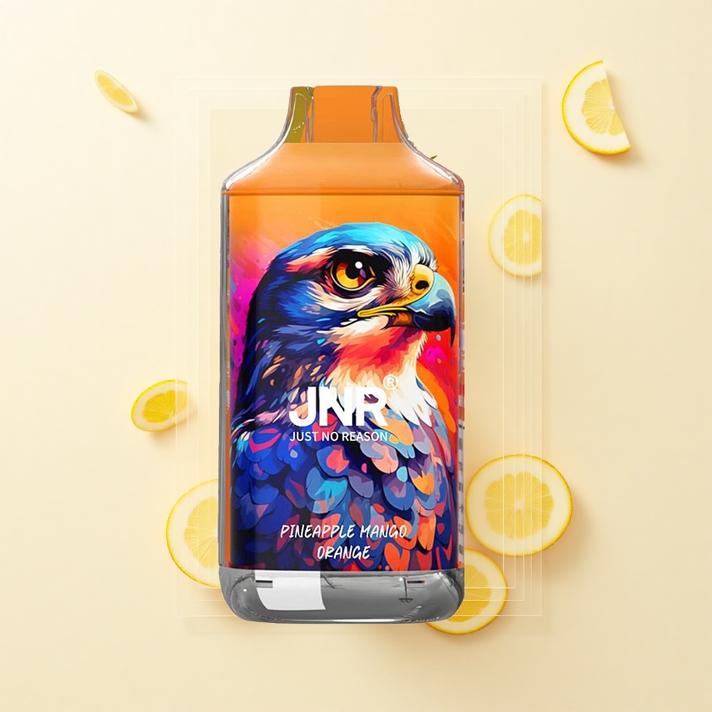 JNR Falcon 16000 Púfov 850mAh 22ml Dual Mesh TypC LED Ananás Mango Pomaranč
