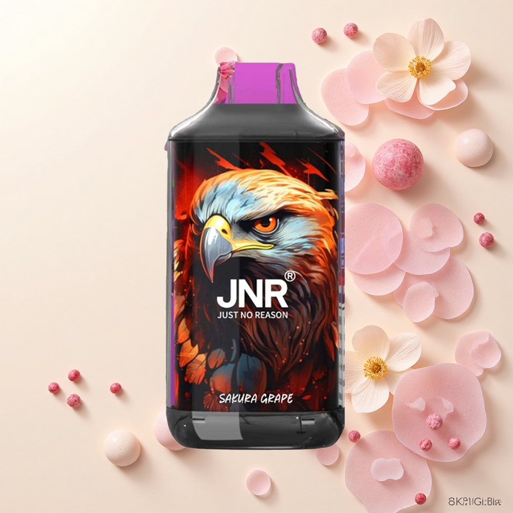 JNR Falcon 16000 Púfov Jednorázová Vape Sakura Hrozno 850mAh 22ml Dual Mesh