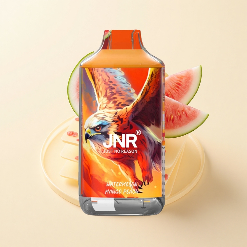 JNR Falcon 16000 Púfov Vodný melón Mango Broskyňa 850mAh 22ml Dual Mesh Type C LED 0 2