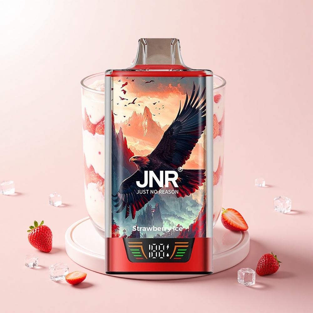 JNR Falcon Pro 28000 30ml 950mAh 5 Nic Strawberry Ice Dual Mesh MTL
