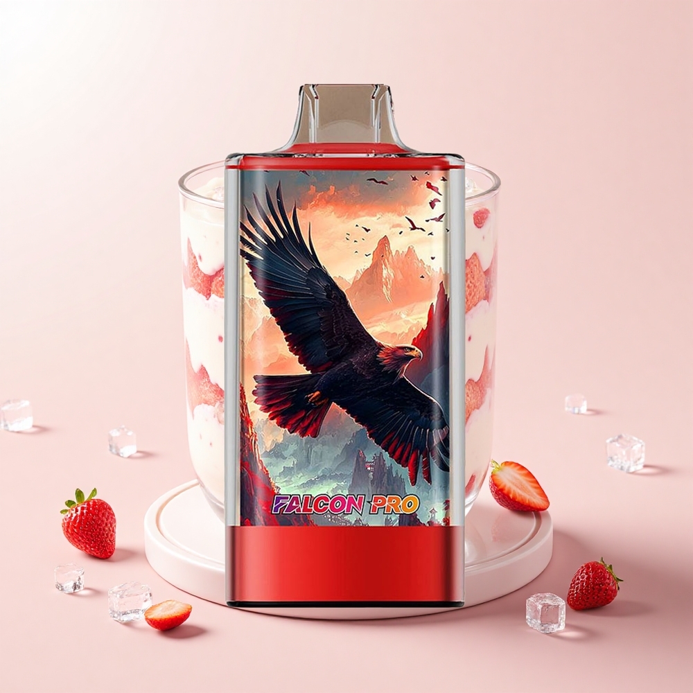 JNR Falcon Pro 28000 30ml 950mAh 5 Nic Strawberry Ice Dual Mesh MTL