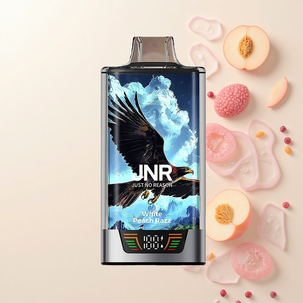 JNR Falcon Pro 28000 30ml 950mAh 5 Nikotín Biela Broskyňa Razz