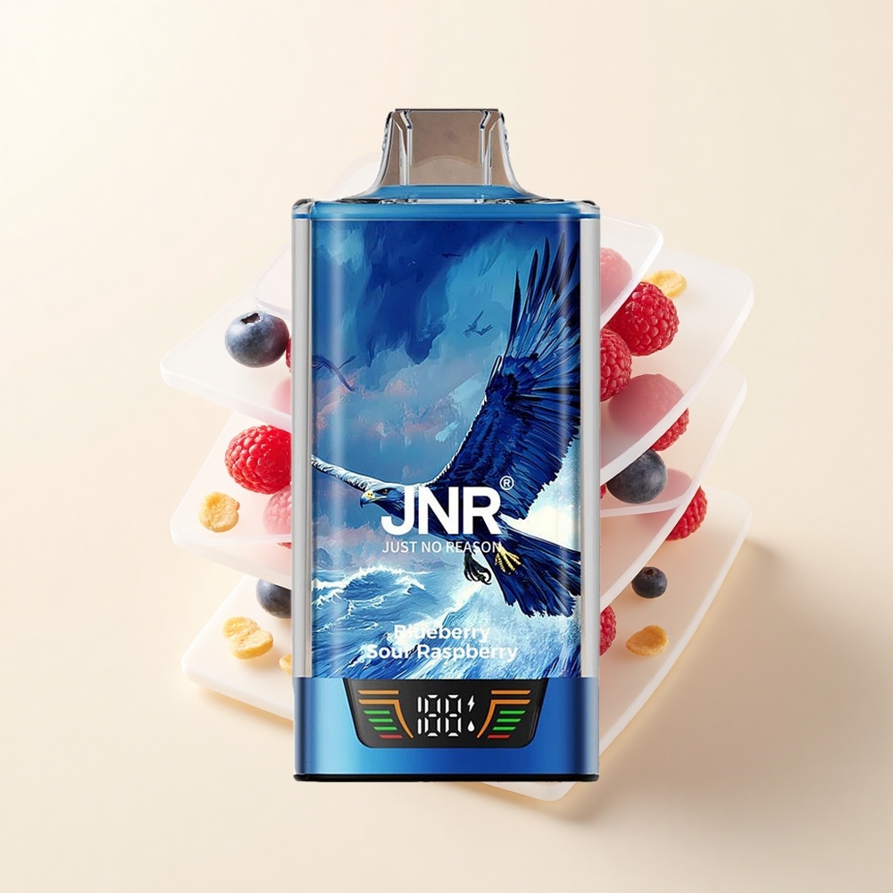 JNR Falcon Pro 28000 Jednorazové Vape Čučoriedka Kyslá Malina 30ml 950mAh 5 Nikotín