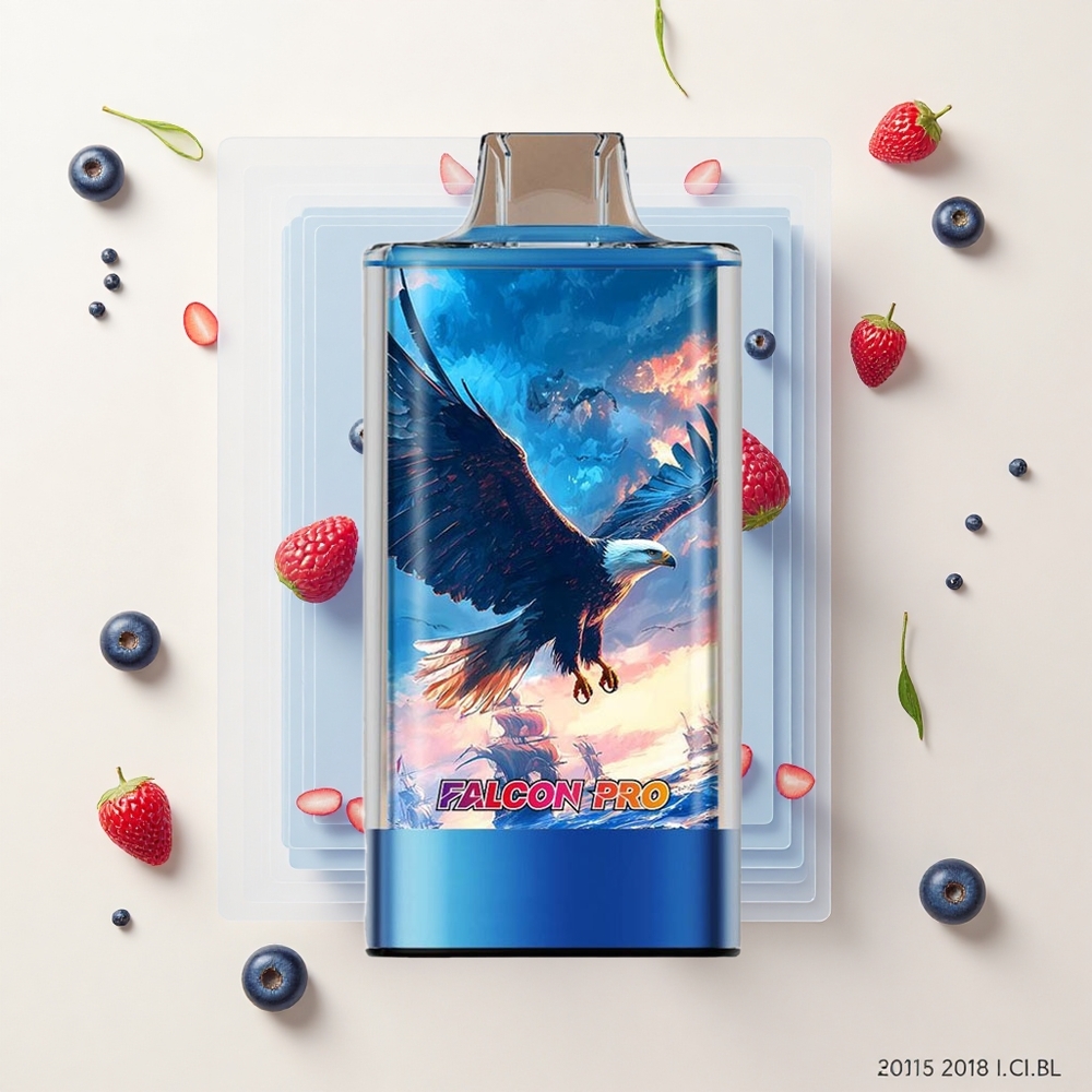 JNR Falcon Pro 28000 MTL Dual Mesh 30ml Modrý Ryže Čerešňa