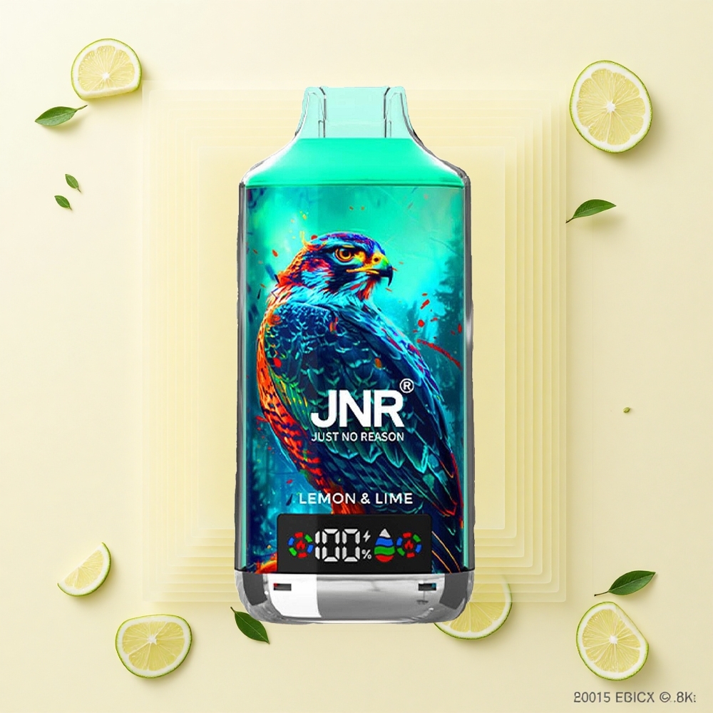 JNR Falcon X 18000 Puf Dual Mesh 24ml 750mAh Citrón Lime Typ-C