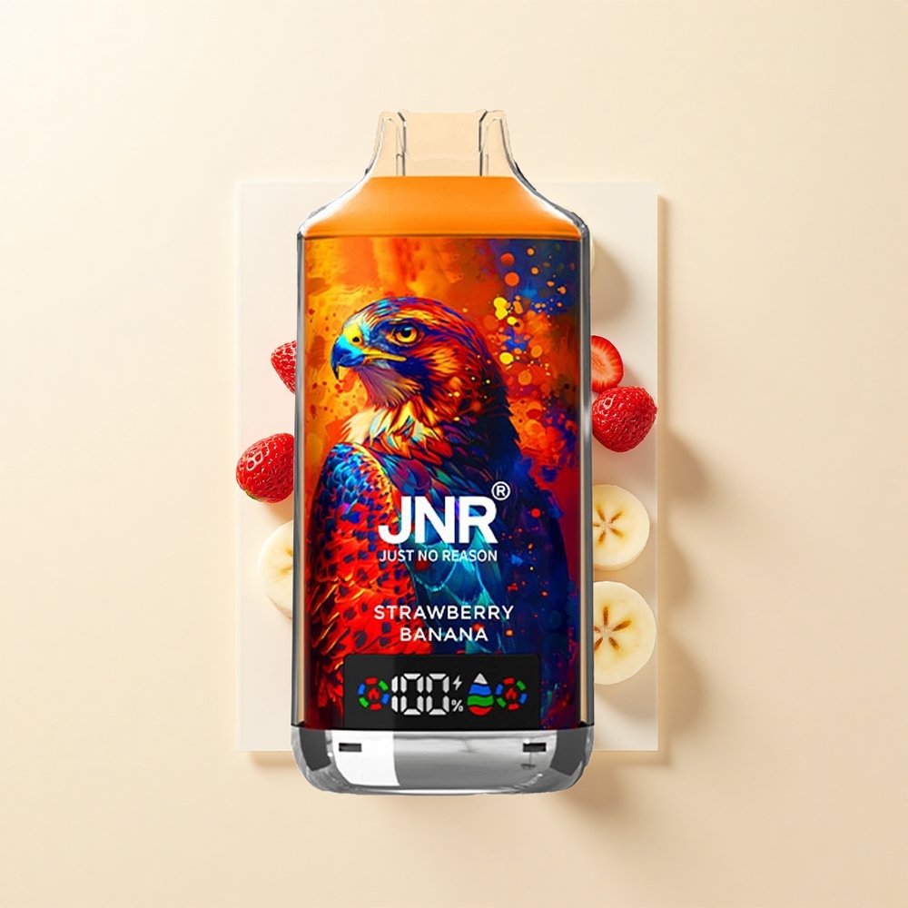 JNR Falcon X 18000 Púfov 24ml 750mAh Dual Mesh Digitálny Jahoda Banán