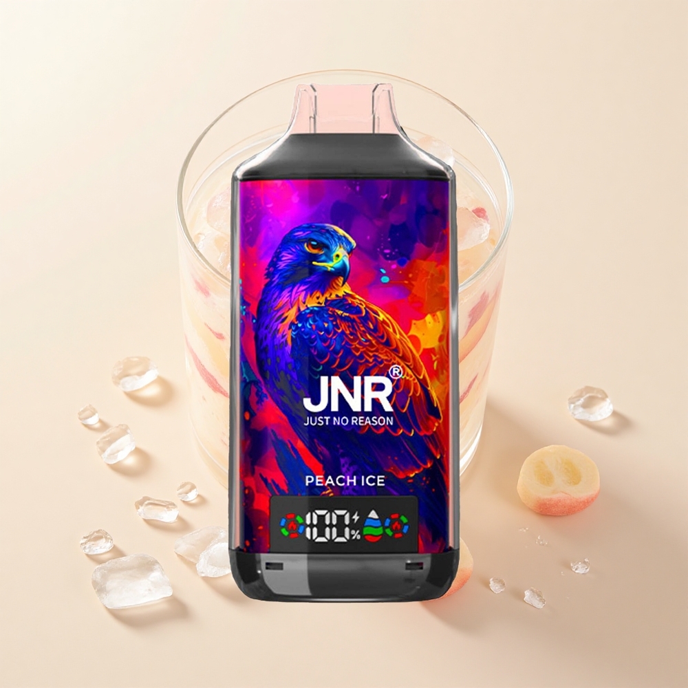 JNR Falcon X 18000 Púfov 24ml 750mAh Dual Mesh Peaches Ice