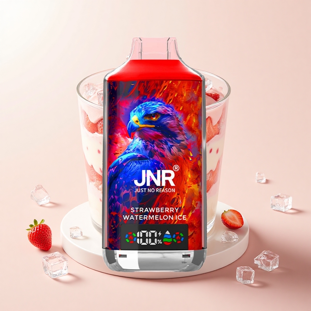 JNR Falcon X 18000 Púfov 750mAh 24ml Dual Mesh Dual Core Digit Typ-C 0/2/5 Jahodový Melónový Ľad