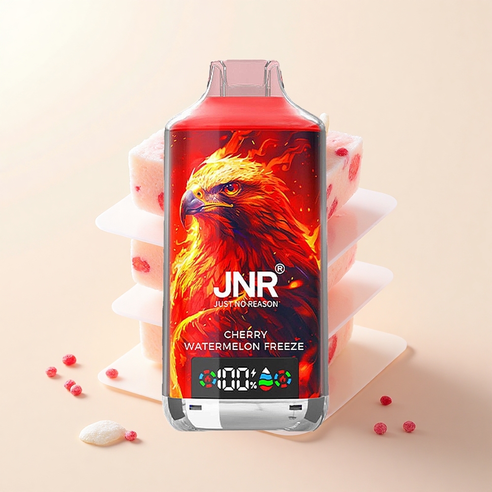 JNR Falcon X 18000 Púfov 750mAh 24ml Dual Mesh Dual Core Type-C Čerešňový Melónový Chlad