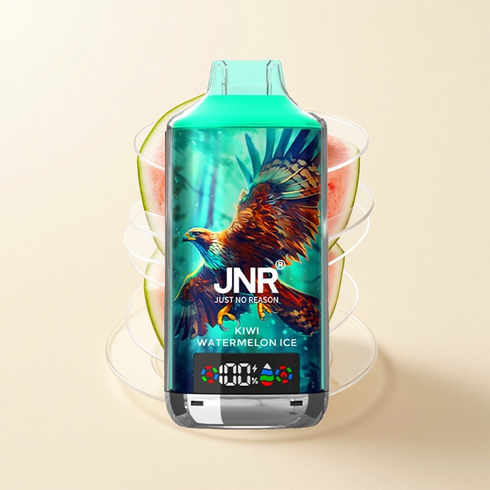 JNR Falcon X 18000 Púfov 750mAh 24ml Duálna Mriežka Typ-C Kiwi Melónový ľad