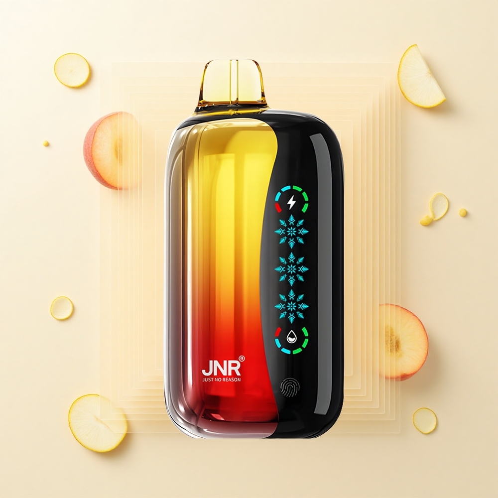 JNR Flex Ice 21000 Puf Jednorazové Vape Broskyňa Mango Ananás Ice Adjustable 26ml 1000mAh 12Ohm Dual Mesh Type-C