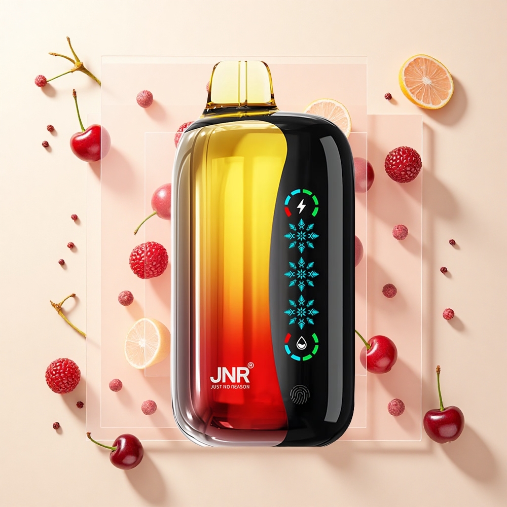 JNR Flex Ice 21000 Puf Jednorazové Vape Čerešňová Kola Ice Adjustable 26ml 12Ohm Dual Mesh 1000mAh Typ-C