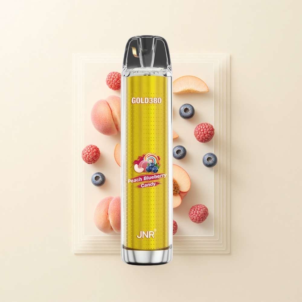 JNR Glod380 6000 Puf Batéria 1500mAh 13ml Broskyňa Čučoriedka 0/2/5