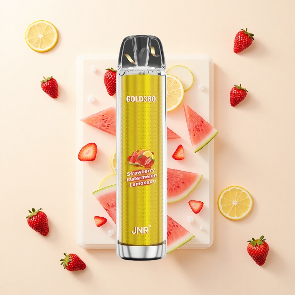 JNR Glod380 6000 Pufov Jednorázová Vape Jahoda Vodný Melón Limonáda 1500mAh 13ml