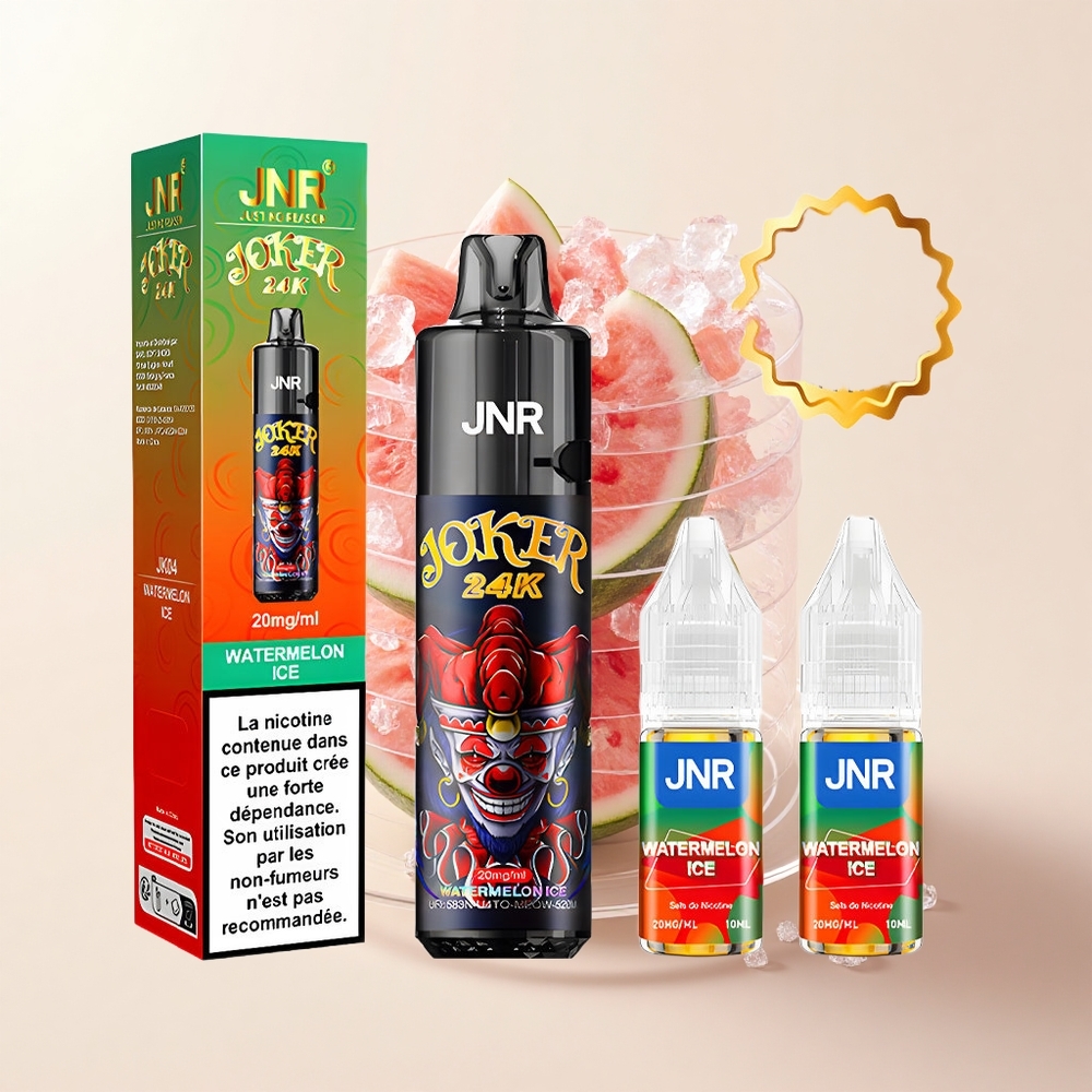 JNR Joker 24000 Pochutí Vodný Melón Ľad 2+10ml 800mAh 2 Nikotín