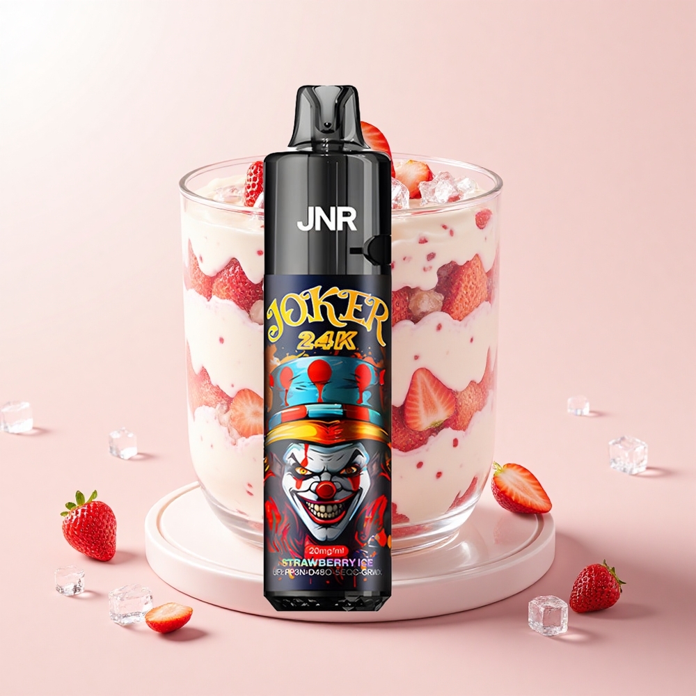 JNR Joker 24K 24000 Pufov Jednorazová Vape Jahodový Ľad 2+10ml 800mAh