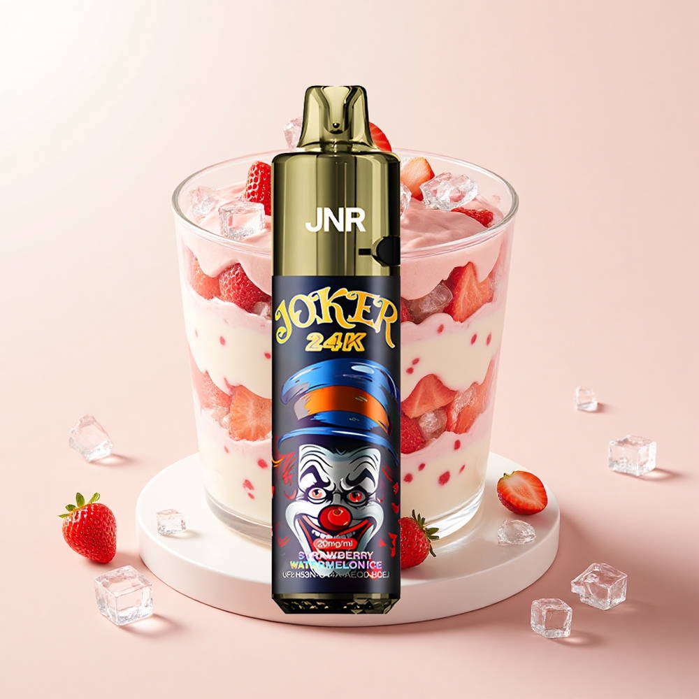 JNR Joker 24K Púfov 24000 Tiaňov 2 Nikotín Jahoda Vodný Melón Ľad 2+10ml 800mAh Typ-C