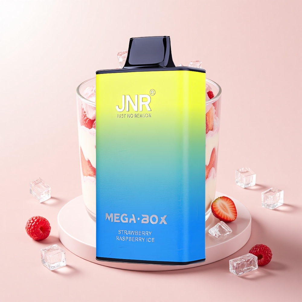 JNR Mega Box 25000 Pufov Jednorazová Vape Jahoda Malina Ľad