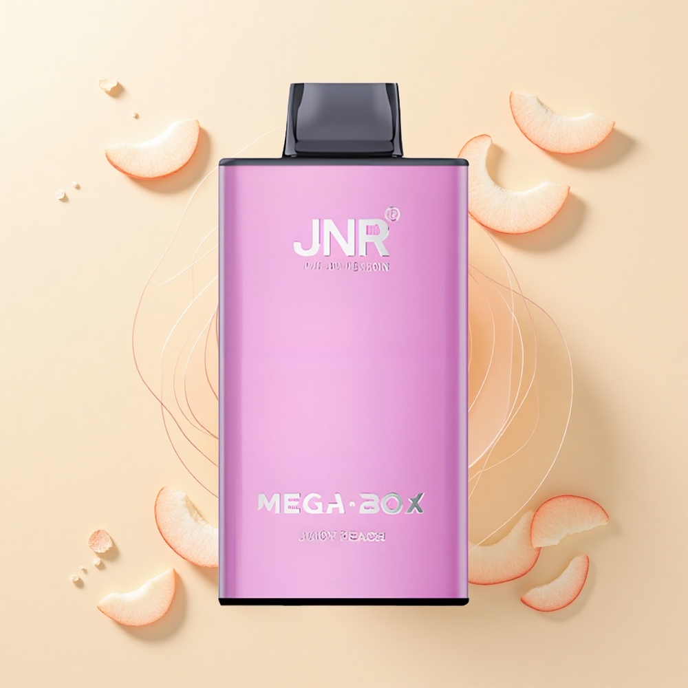 JNR Mega Box 25000 Pufov Jednorazové Vape Šťavnatá Broskyňa 30ml 850mAh Dual Mesh