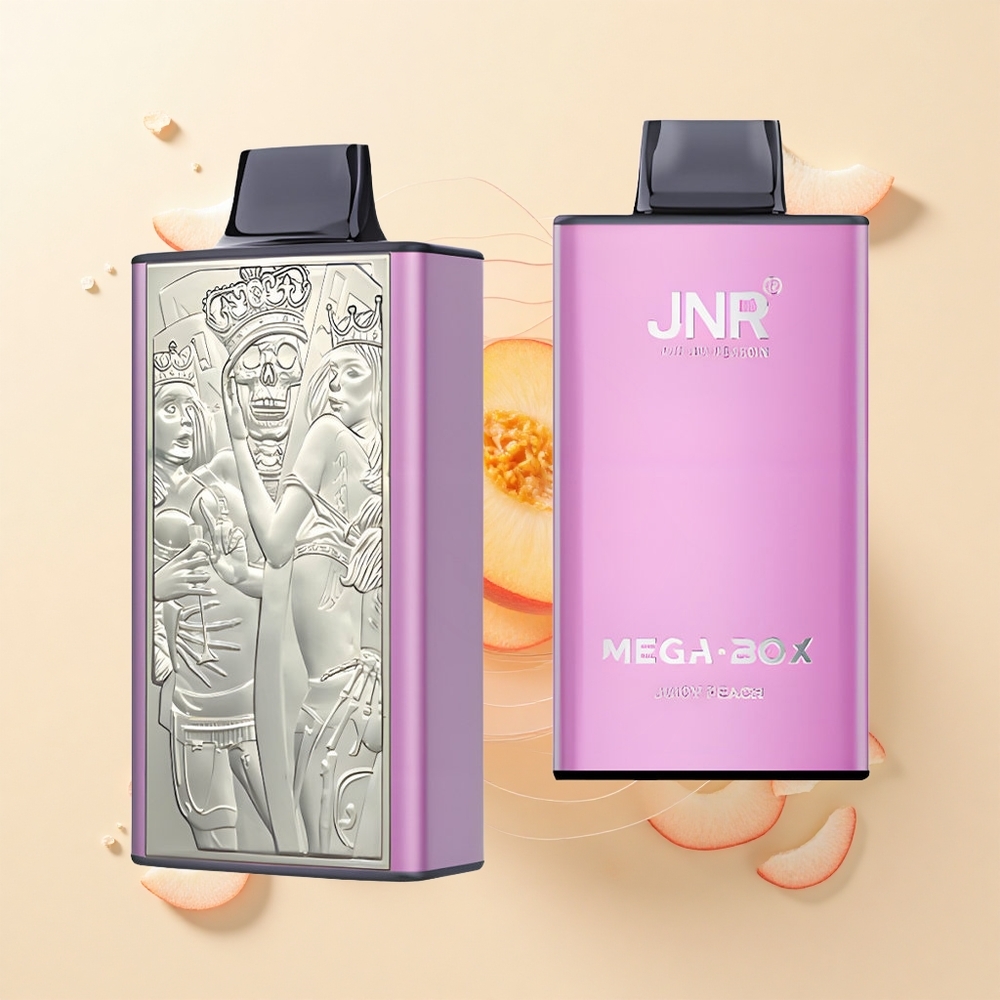 JNR Mega Box 25000 Pufov Jednorazové Vape Šťavnatá Broskyňa 30ml 850mAh Dual Mesh
