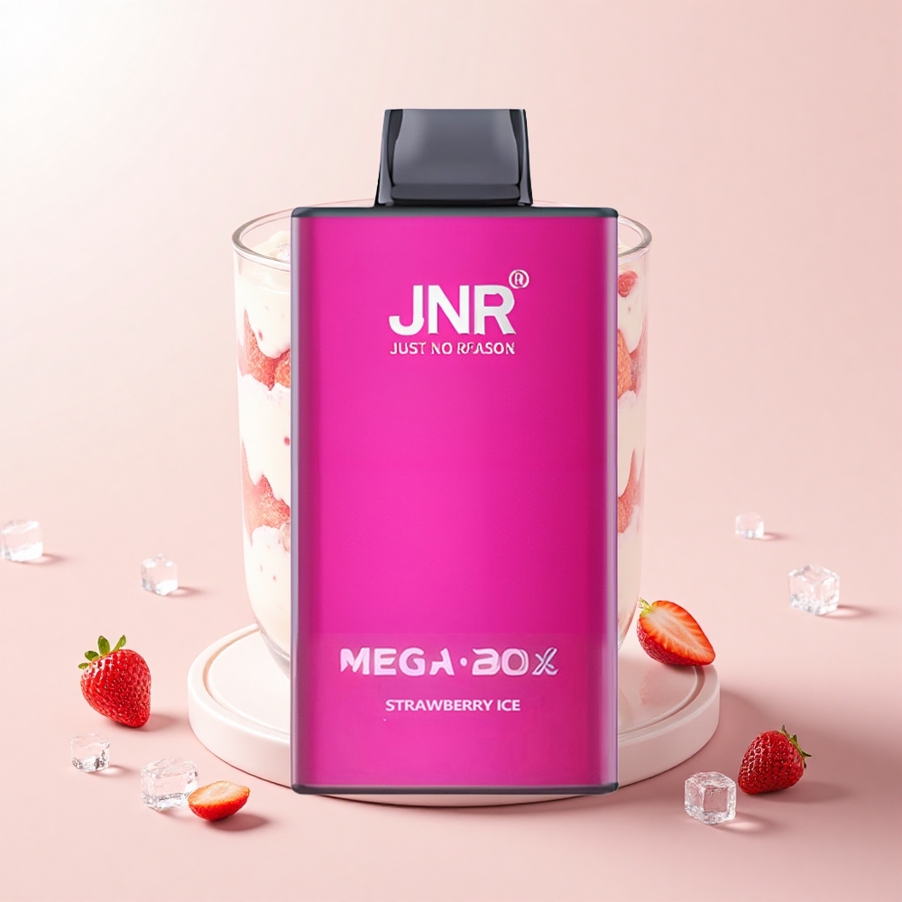 JNR Mega Box 25000 Pufov Jednorázová Vape Jahodový ľad 30ml 850mAh Dual Mesh
