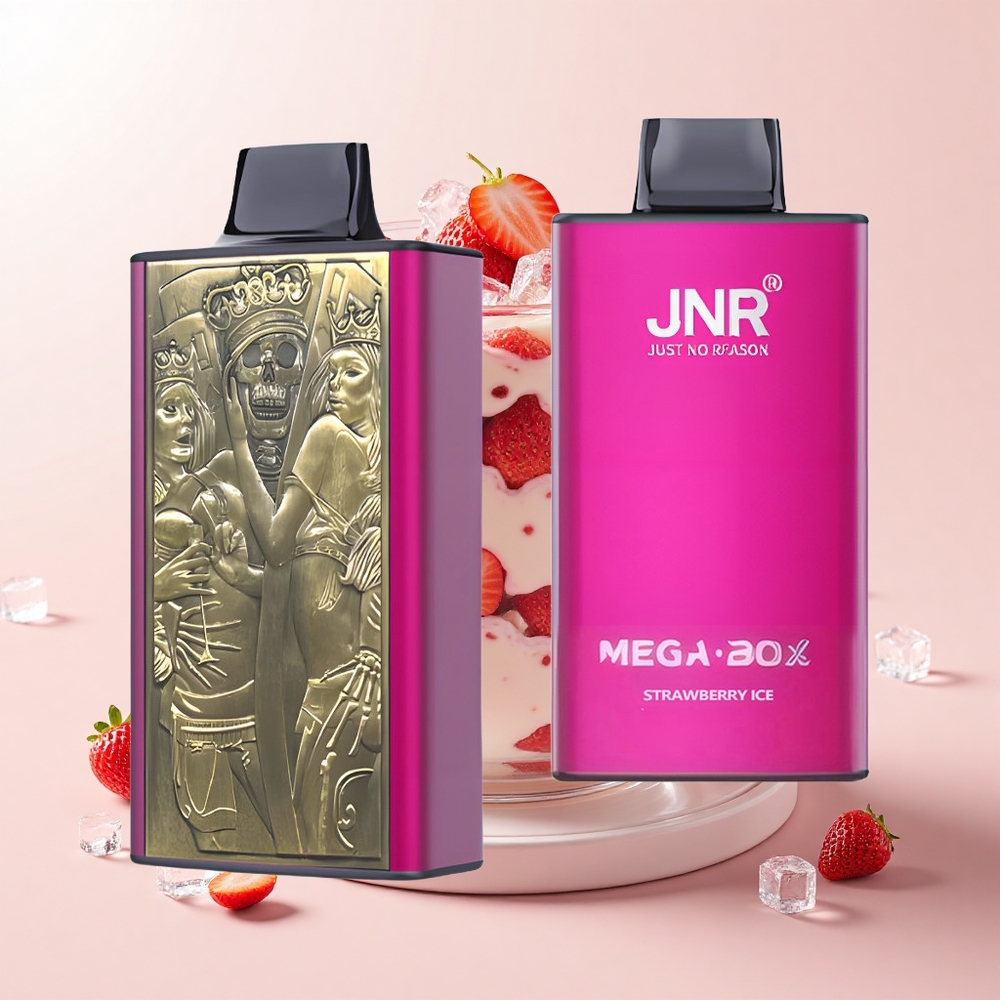 JNR Mega Box 25000 Pufov Jednorázová Vape Jahodový ľad 30ml 850mAh Dual Mesh
