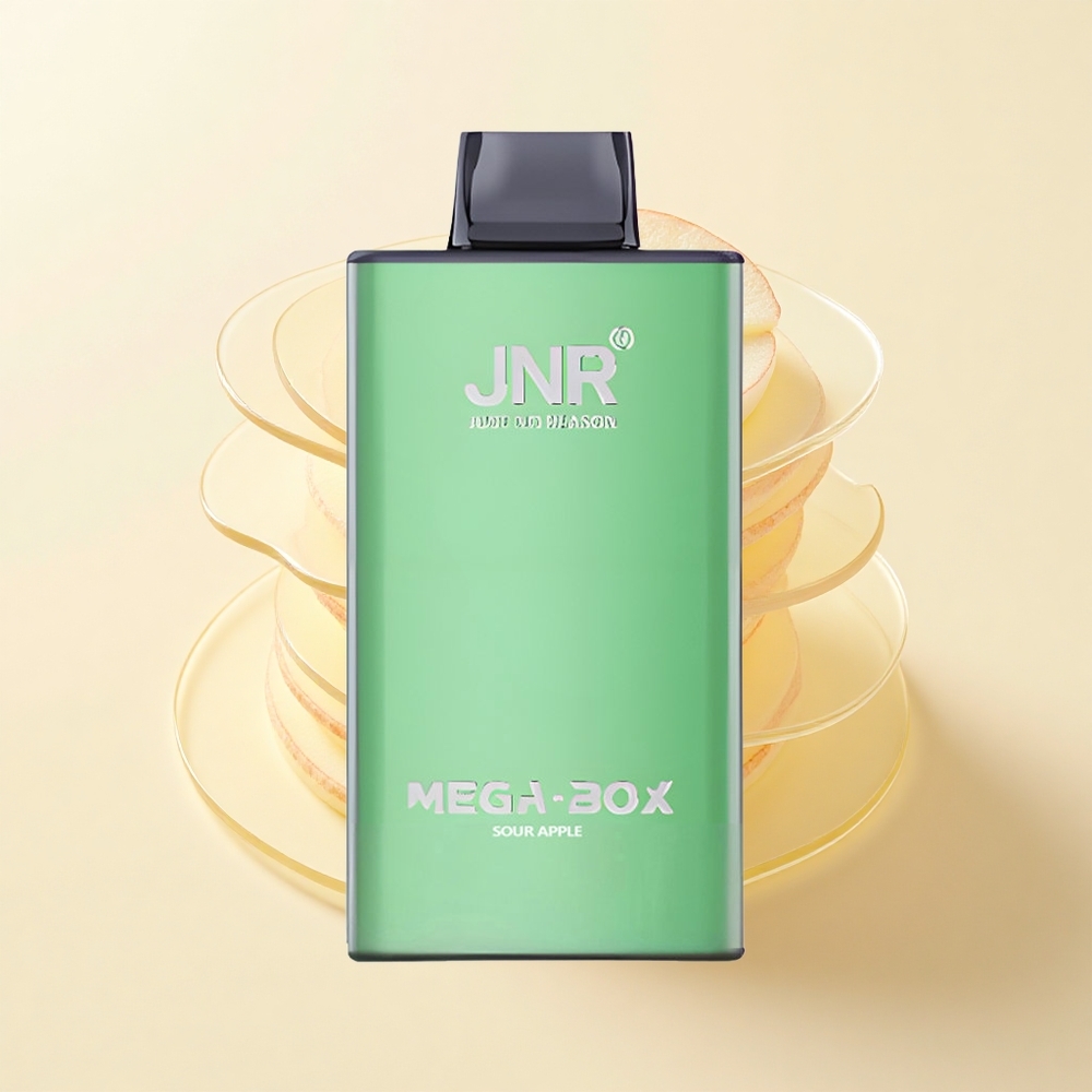 JNR Mega Box 25000 Pufov Jednorázová Vape Kyslé Jablko 30ml 850mAh Dual Mesh 2