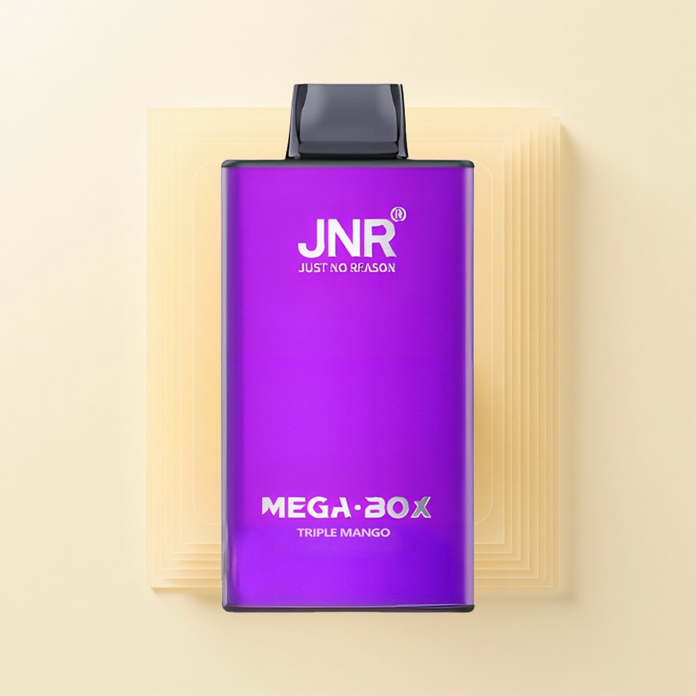 JNR Mega Box 25000 Pufov Jednorázová Vape Triple Mango 30ml 850mAh Dual Mesh 2 Nikotín