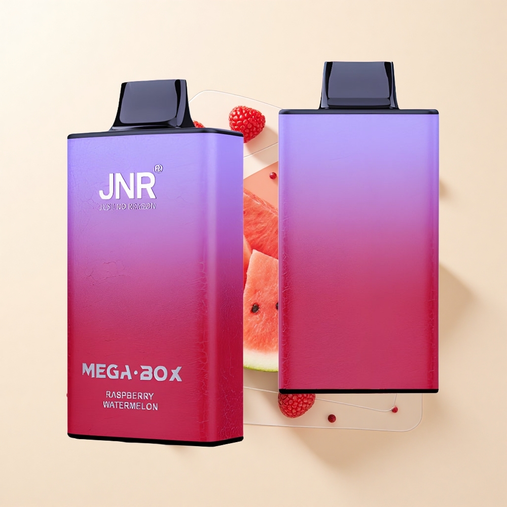 JNR Mega Box 25000 Púfov 30ml 850mAh Dual Mesh Raspberry Watermelon