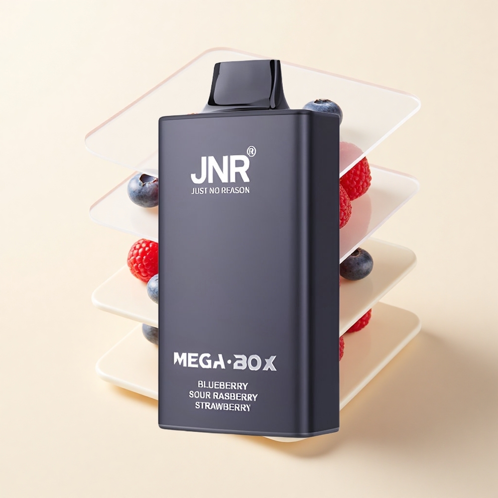 JNR Mega Box 25000 Púfov 30ml 850mAh Dual Mesh Type-C Borůvka Malina Jahoda
