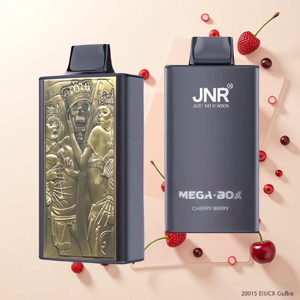 JNR Mega Box 25000 Púfov Cherry Berry 30ml 850mAh Dual Mesh Type-C