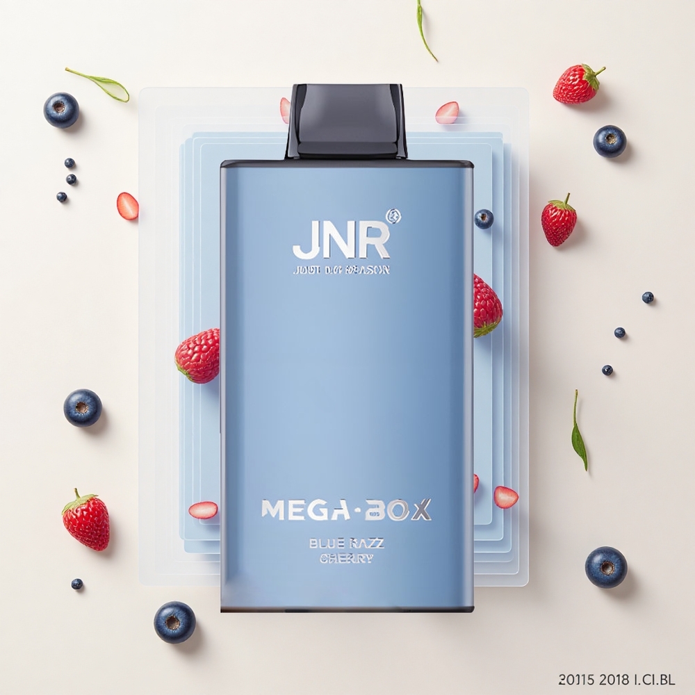 JNR Mega Box 25000 fajok 30ml 850mAh Dual Mesh Blue Razz Cherry