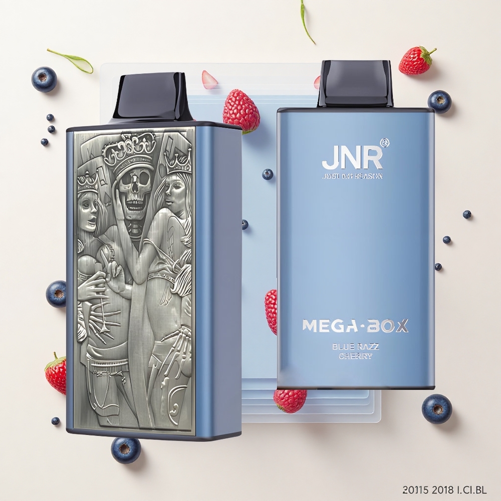 JNR Mega Box 25000 fajok 30ml 850mAh Dual Mesh Blue Razz Cherry