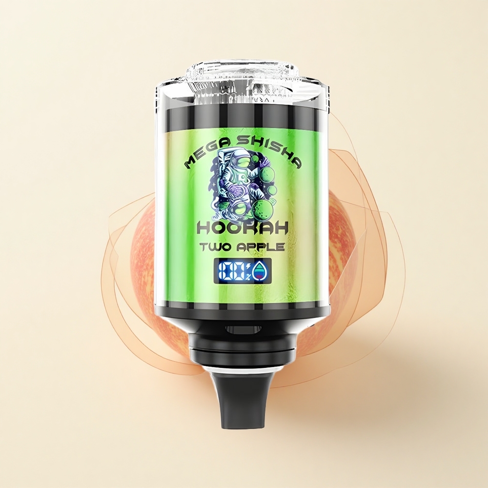 JNR Mega Shisha Hookah 100K 60ml 2200mAh Typ-C Dve Jablká