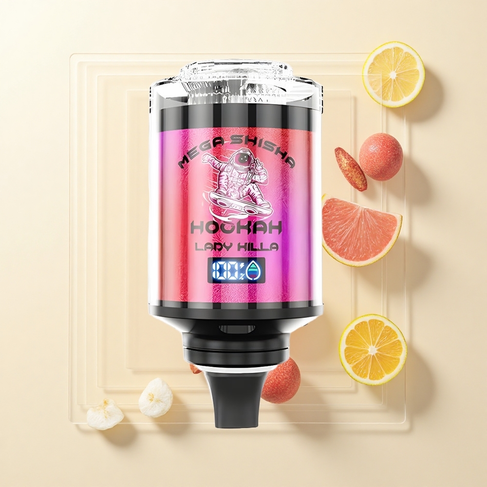 JNR Mega Shisha Hookah 100K Desktop Lady Killa 60ml 2200mAh