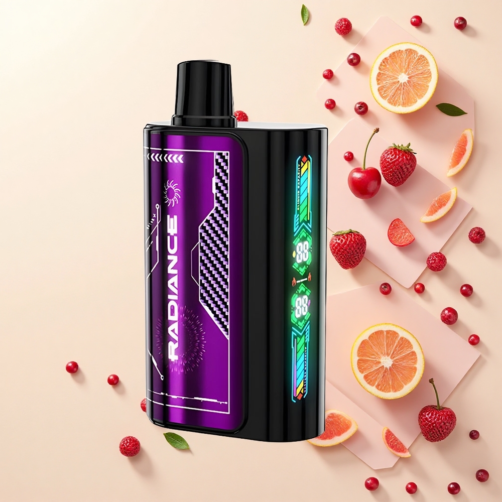 JNR Radiance 31000 Pufov Jednorazová Vape ČEREŠŇA BOROVIČKA 28ml Dual Mesh 950mAh 2