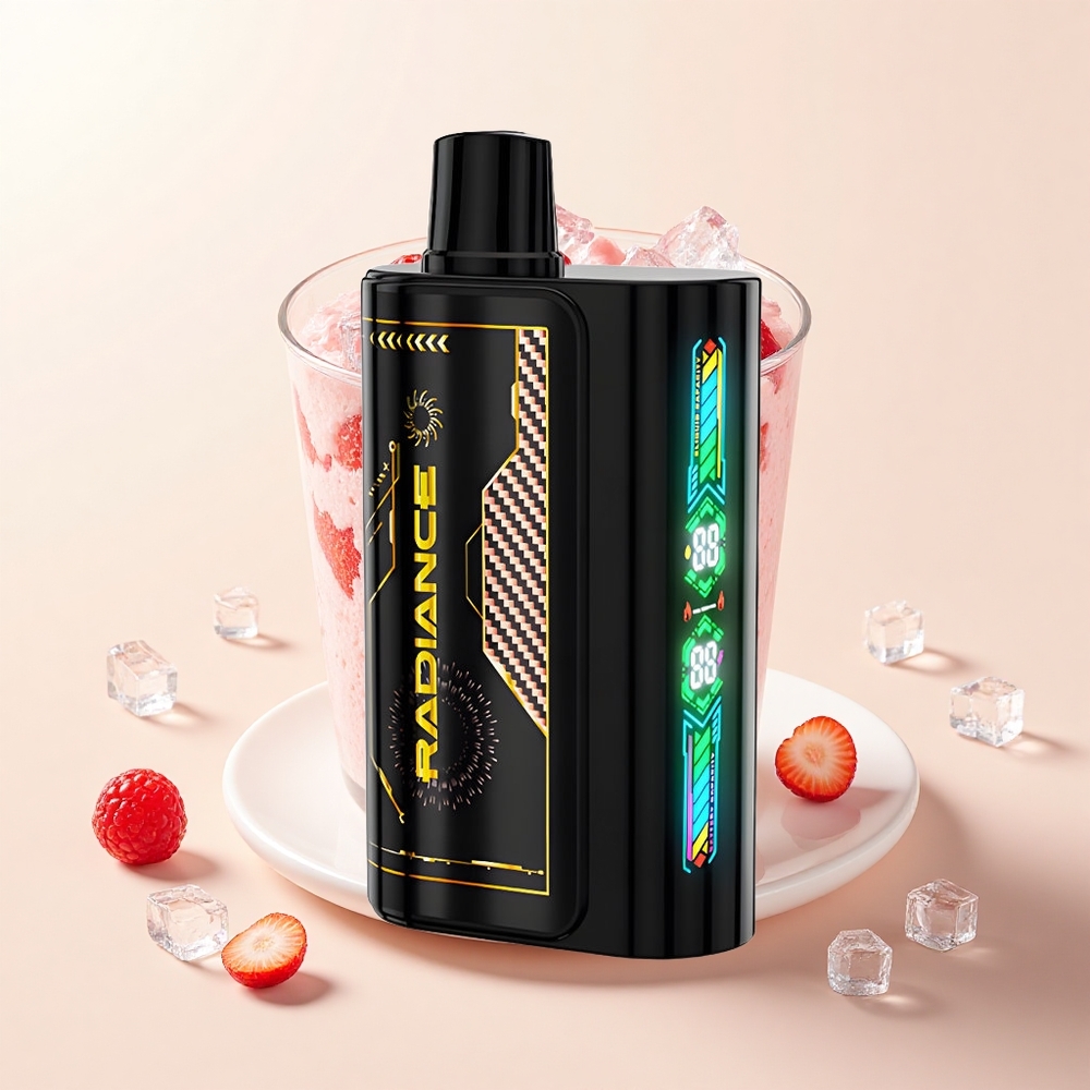 JNR Radiance 31000 Pufy Jednorazové Vape Jahoda Malina Čerešňa Ľad 28ml 2 Nikotín Dual Mesh 950mAh Type-C