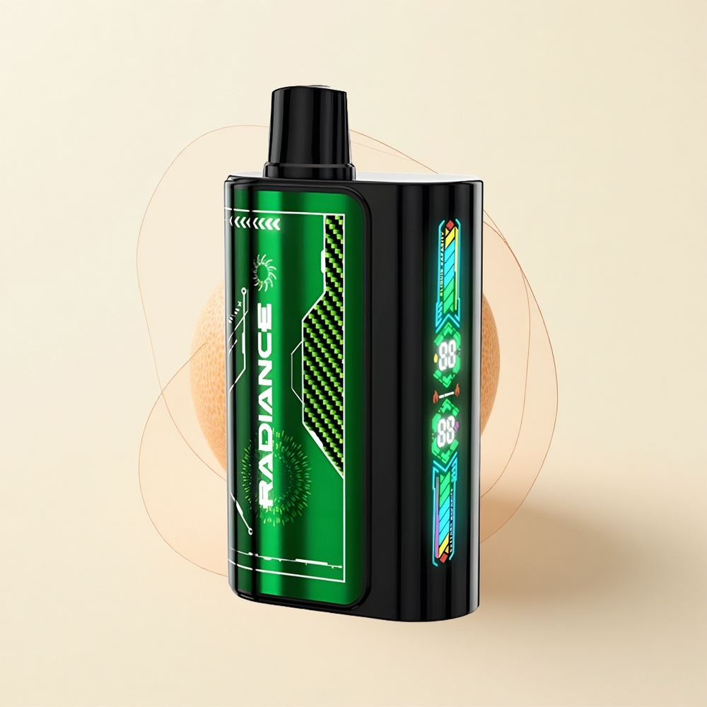 JNR Radiance 31000 Pufy Jednorázová E-cigareta DVOJITÉ JABLKO 28ml Dual Mesh 950mAh 2 Nikotín