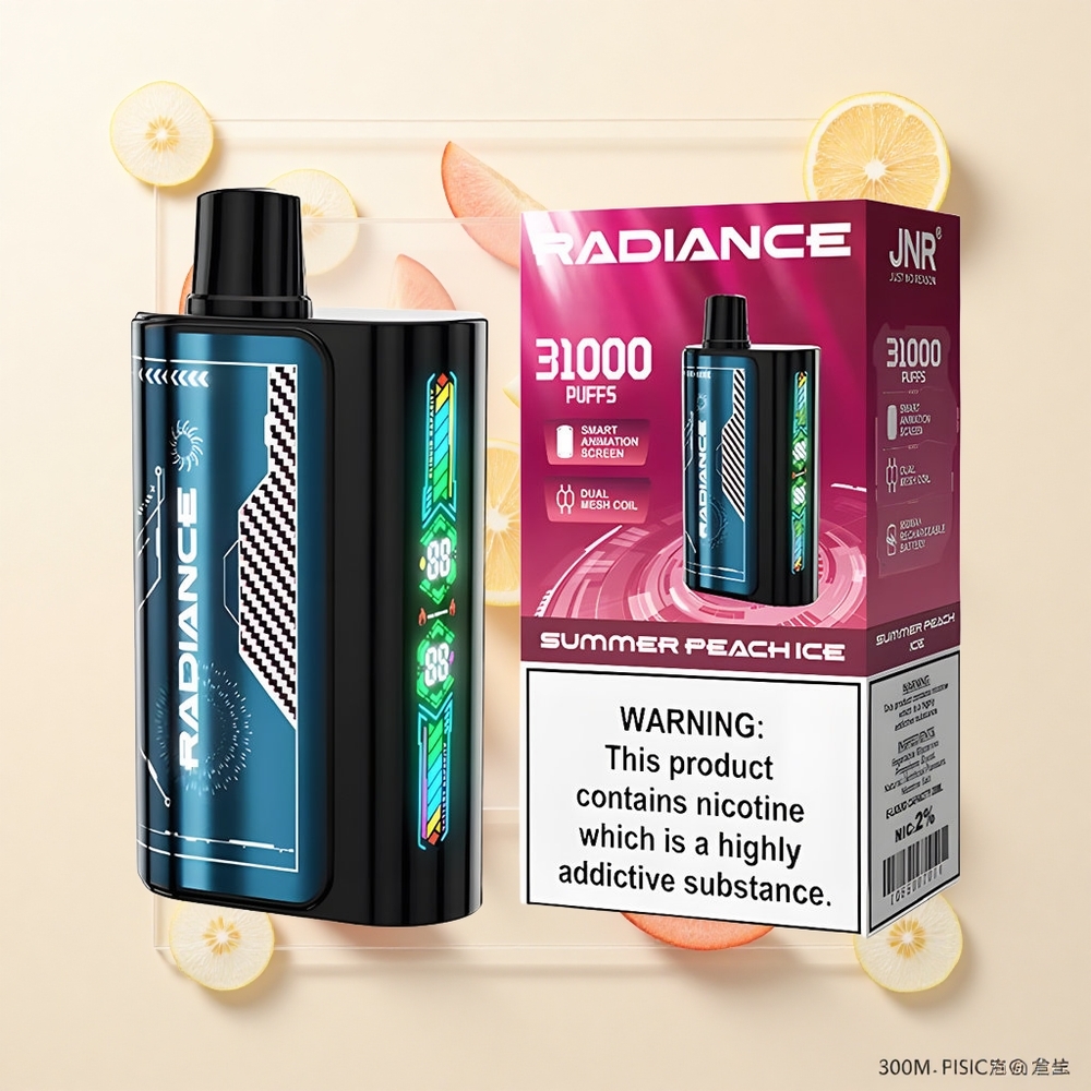 JNR Radiance 31000 Púfov 28ml Dual Mesh 950mAh Letný Broskýňový Ľad