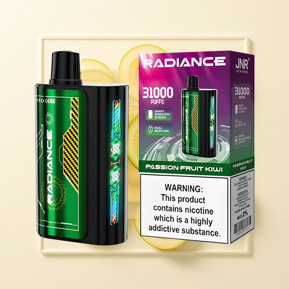 JNR Radiance 31000 Púfov 28ml Dual Mesh 950mAh Maracuja Kiwi