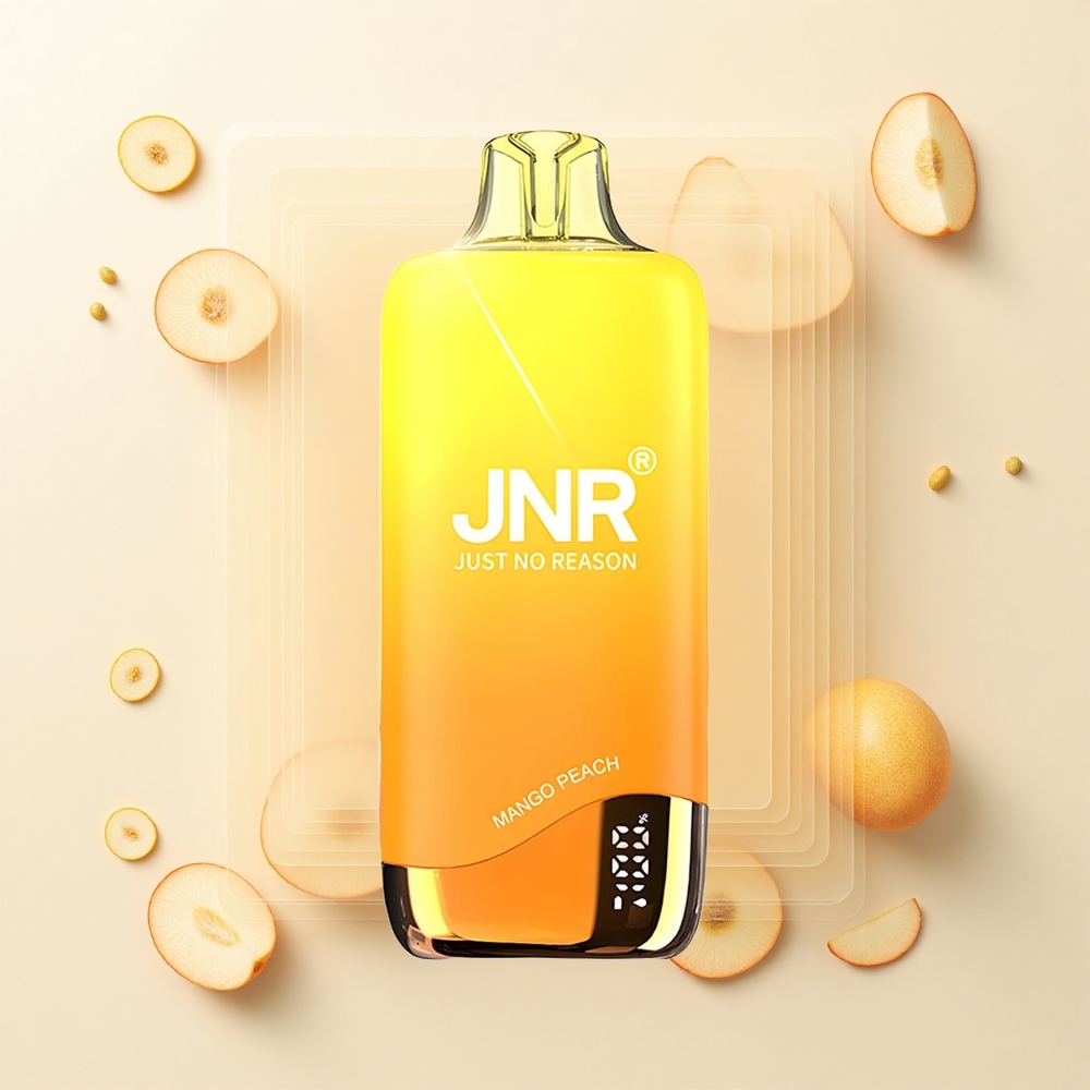 JNR Rainbow 10500 Púfov Jednorazová Vape Mango Broskyňa 600mAh 18ml