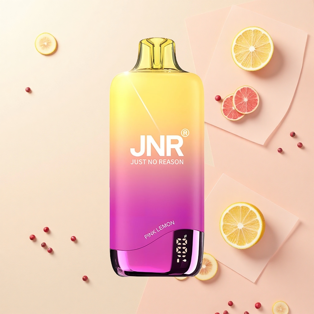 JNR Rainbow 10500 Púfov Jednorázová Vape Ružová Limonáda 600mAh 18ml 08ohm