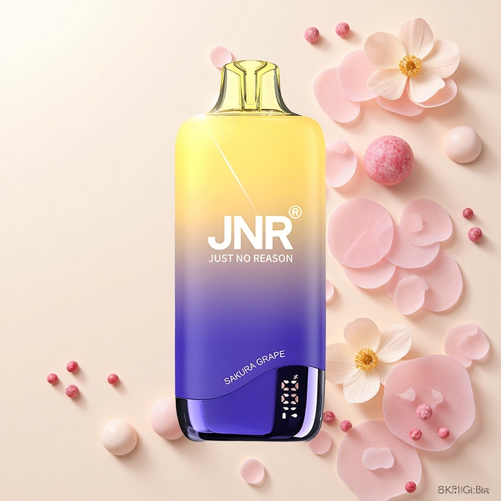 JNR Rainbow 10500 Púfov Jednorázová Vape Sakura Hrozno 18ml 08ohm Mesh