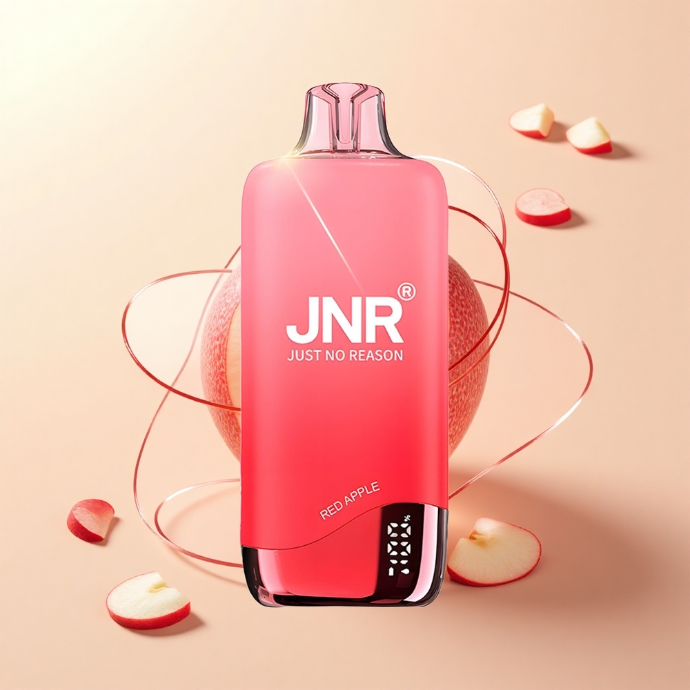 JNR Rainbow 10500 Púfov Jednorázová Vape Červené Jablko 18ml 600mAh 08ohm