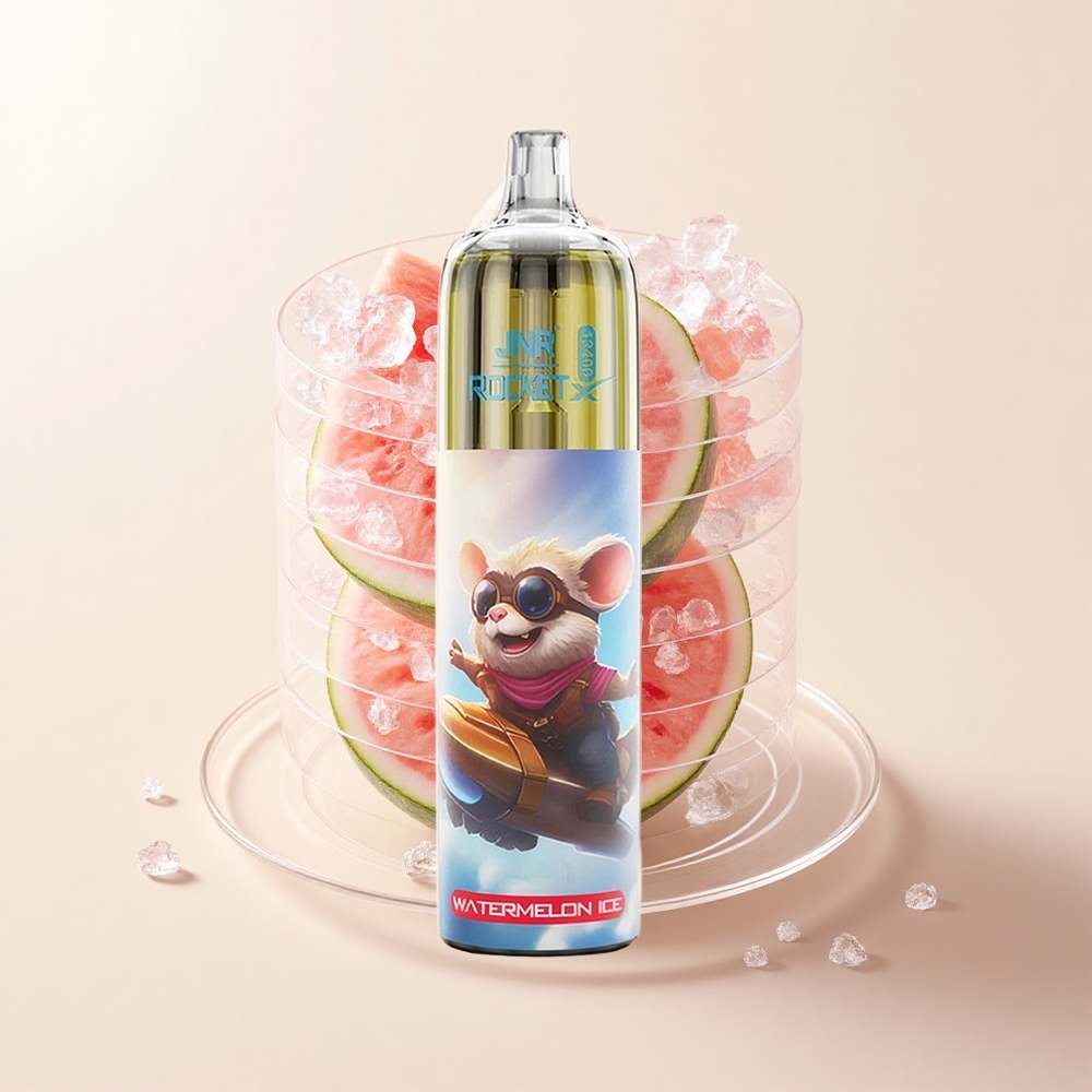 JNR Rocket-X 12400 Pufov Jednorázová Vape Melónový Ľad s RGB 25ml Typ-C