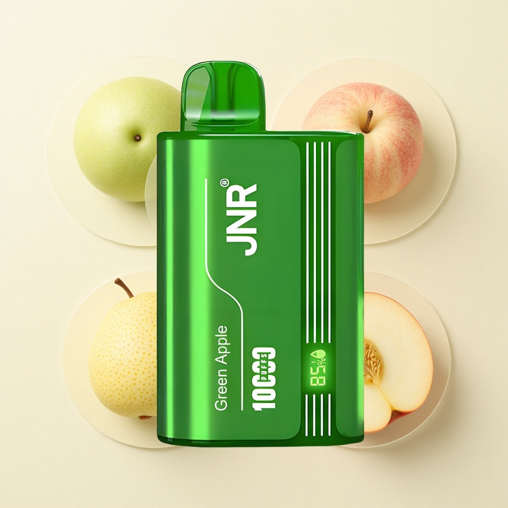 JNR Tank 10000 Pufov Jednorázová Vape Zelené Jablko Broskyňa Hruška 650mAh 20ml Typ-C Dual Mesh
