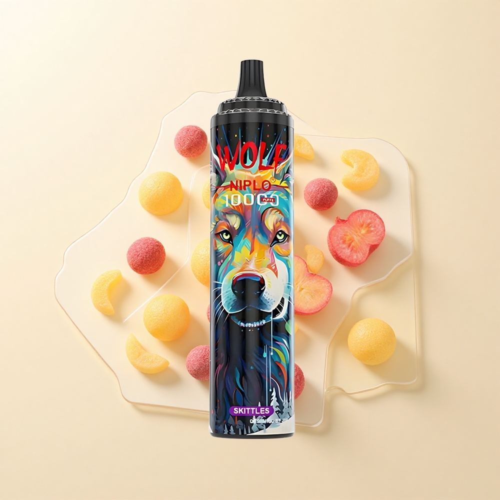 JNR Wolf Niplo 10000 Náustkov Typ-C 20ml Skittles