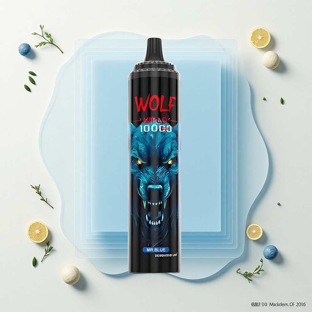 JNR Wolf Niplo 10000 Púfov 20ml 650mAh Type-C Modrý